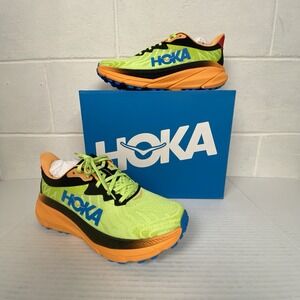 NEW HOKA ONE Challenger ATR 7 Mens Trail Running Shoe Black Lettuce BKLT Size 9D